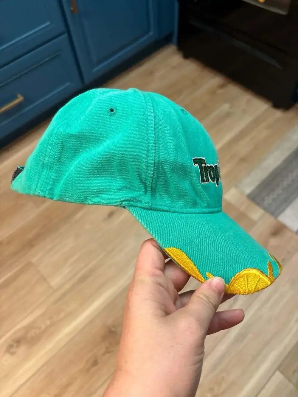 Vintage Tropicana Orange Juice Embroidered Logo Baseball Cap Hat - Picture 2 of 6